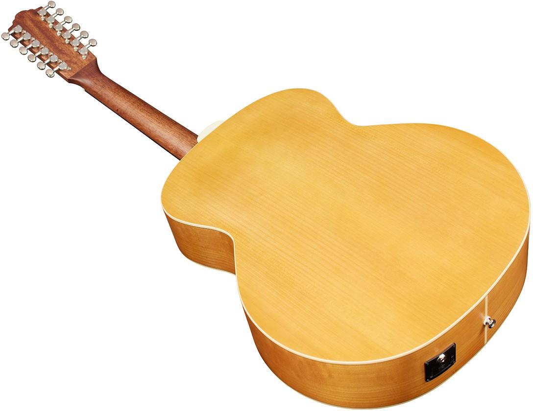 Guild Westerly F-2512E 12-String Electro Acoustic Guitar In Maple